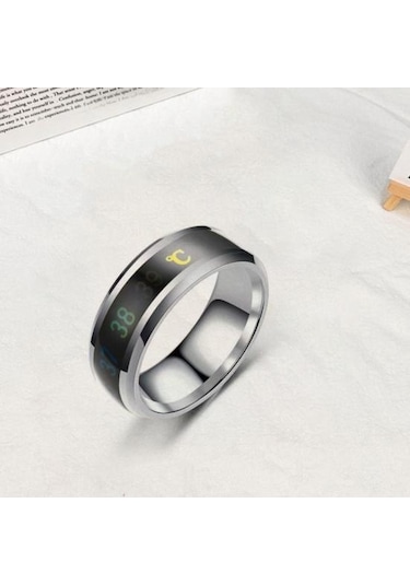 Beyaz Titanyum Çelik Alyans Akıllı Vücut Sıcaklığı Algılama Halkası Kişisel Sağlık Erkek Kadın Yüzük Beyaz Beyaz Titanyum Çelik Alyans Akıllı Vücut Sıcaklığı Algılama Halkası Kişisel Sağlık Erkek Kadın Yüzük Beyaz