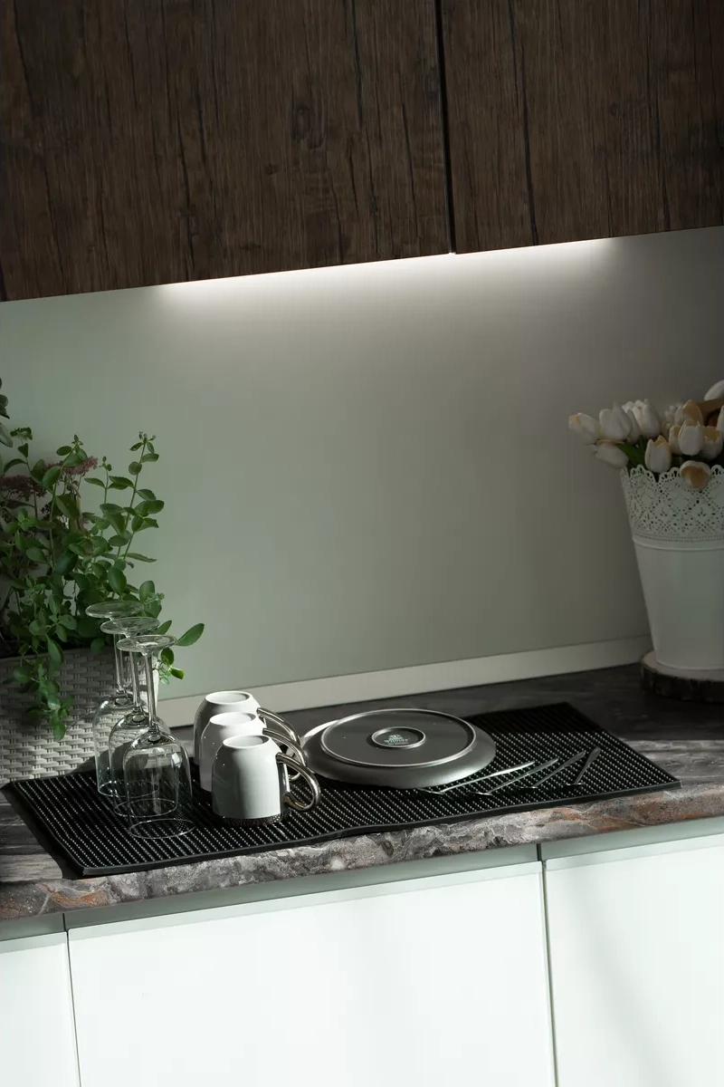 Happyeleph Bulaşık Kurutma İçin Bar Matı 166143946 Siyah