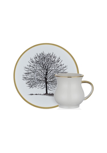 Neva N3249 Çınar Plus 6 Kişilik Kahve Fincan Takımı