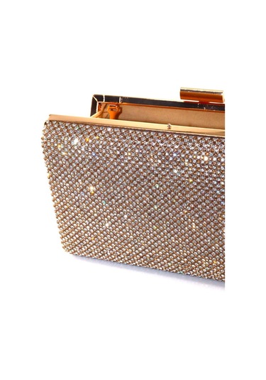 Taşlı Gold Abiye Çanta Altın Abiye Çanta Gold Abiye Çanta Gold Taşlı Davet Gece Çantası