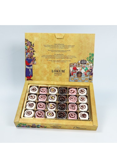 Lokum Atölyesi Karışık Çikolatalı Sarma Lokum 500 G