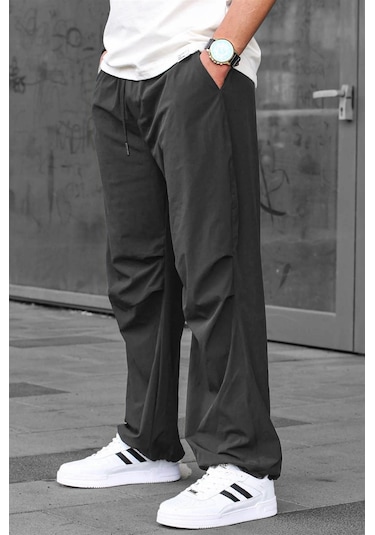 Madmext Antrasit Regular Fit Erkek Paraşüt Pantolon 6504-antrasit Antrasit