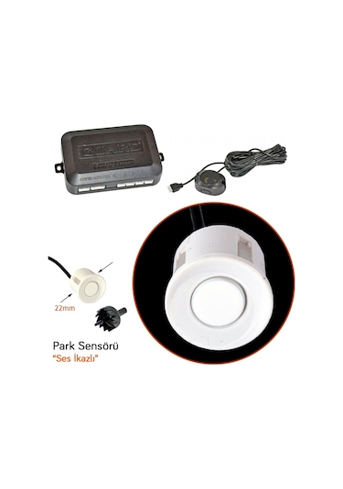 Guard Park Sensörü Ses İkazlı Beyaz
