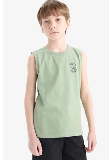 Defacto Erkek Çocuk Bisiklet Yaka Atlet E0192a825hsgn1125 Yeşil Defacto Erkek Çocuk Bisiklet Yaka Atlet E0192a825hsgn1125 Yeşil