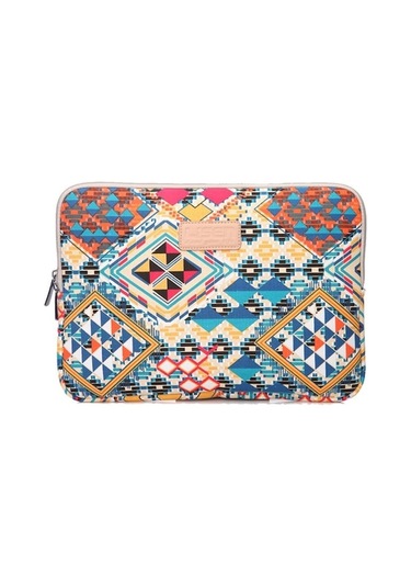 Lisen Ls-518 Lingge Desenli Dizüstü Bilgisayar Koruyucu Kılıf Mavi Pattern Diamond Lattice Çok Renkli