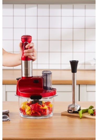 Karaca  Mastermaid Prosteel Uzun Blender Ayaklı 6 Bıçaklı 2500 W Cam Mutfak Robotu