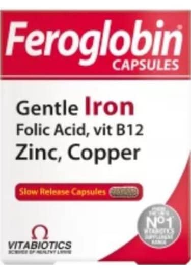 Vitabiotics Feroglobin Takviye Edici Gıda 30 Capsules