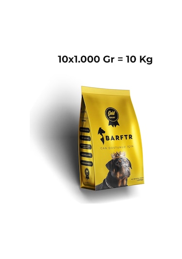 Barf Gold Barf Köpek Maması 10 x 1 KG