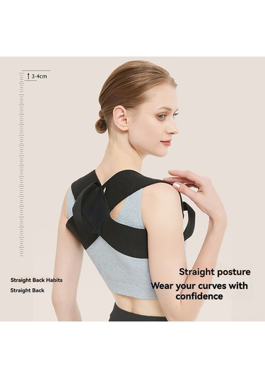 Mufunye Nefes Alabilen Malzemelerden Yapılmış Ayarlanabilir Postür Düzeltici