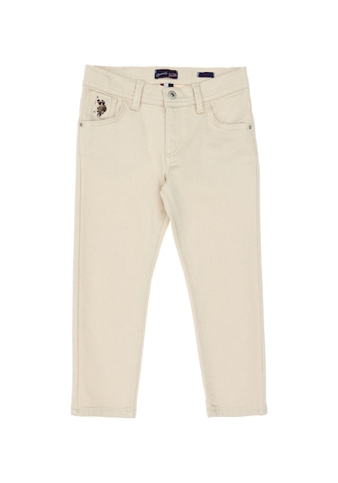 U.s. Polo Assn. Erkek Çocuk Bej Pantolon Jean 50308259-dn0032 Bej