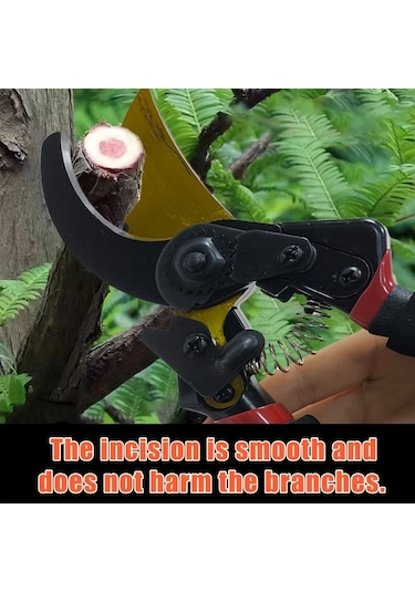 Xuweiwei Kırmızı 1 Adet Ultra Keskin Bahçe Makası - Ergonomik Ve Emniyetli