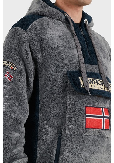 Norway Geographical Erkek Sweat Gymclasssherco Koyu Gri Koyu Gri