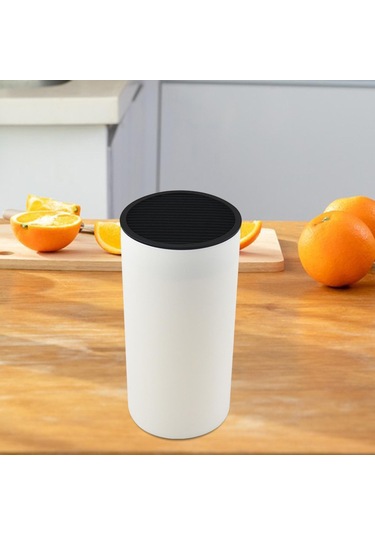 Suntek Tezgah Beyaz Için Evrensel Bıçak Blok Çatal Tutucu