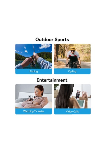 Earldom Manyetik Cep Telefonu Askılı Boyun Askısı Gri