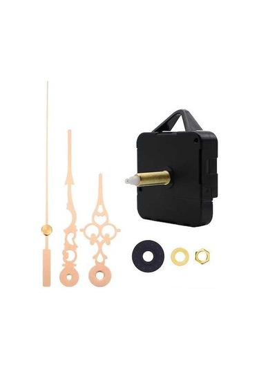 Pazly Suntek Saat Kuvars Hareket Duvar Dıy Çiçek-altın-56x56x16mm Çiçek Altın Vj Çok Renkli