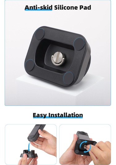 Kangvka Insta360 X4 Kamera İçin Sunnylife X4-dz808 Dikey Yükleme Ve Masaüstü Tutucu Taban - Sabit Kurulum, Eva Yumuşak Yastık İle Lens Ve Gövde Koruması