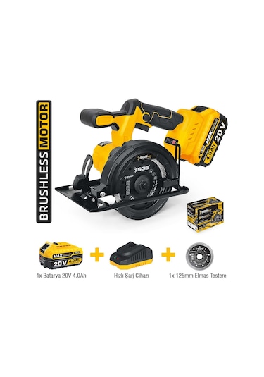 Sgs5540 - 20 Volt 4 Amper 125mm Akülü Mermer Granit Fayans Makinası