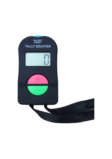 Qingmipy Sesli İpucu İle Golf Sayaç, 0-9999 Arası Sayma, Abs Malzeme, Kol Askısı İle Taşınabilir Pil Dahil Değil Siyah