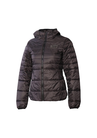 Hummel Shyvana Kadın Siyah Kapüşonlu Şişme Mont Siyah