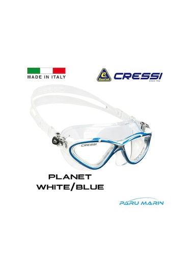 Parumarin Cressi Planet White / Blue Yüzücü Gözlüğü