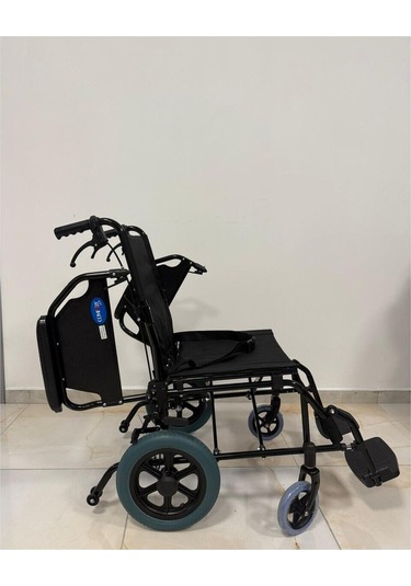 Dm863labj-12 Jet Black Transfer Alüminyum Tekerlekli Sandalye