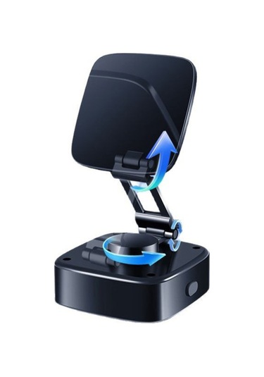 Springsun 2025 Yeni Güçlü Mıknatıslı Araç Telefon Tutucu 360 Dönen Evrensel Metal Stand Tüm Modeller Siyah