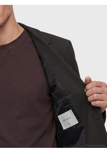 Lc Waikiki Yeşil Standart Kalıp Erkek Blazer Ceket