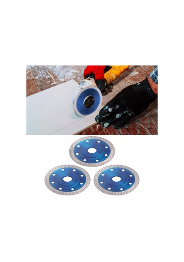 Yifomall Yüksek Performanslı 3'lü Elmas Kesme Diski Seti - Seramik, Mermer, Granit İçin