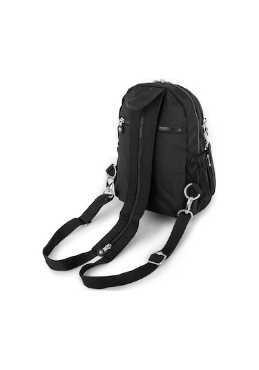 Nas Bag Küçük Kadın Sırt Çantası Siyah Siyah