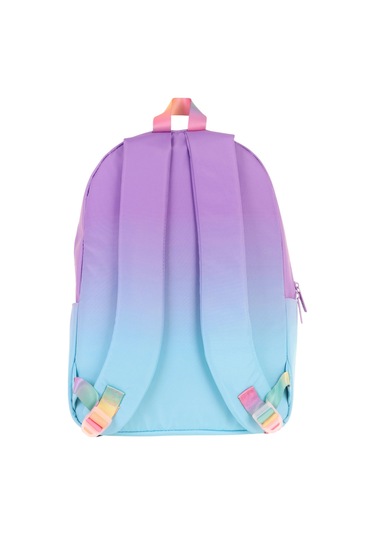Elatae Su Geçirmez Kumaş Kız Çocuk Çok Gözlü Ortopedik Sırt Okul Çantası K1799 Lila