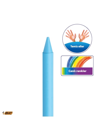 Bic Kids Plastidecor Silinebilir Elleri Kirletmeyen Pastel Boya 24 Renk