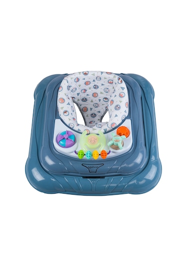 Baby Force Lüks Müzikli Yürüteç Gri