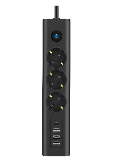 Fulltech FTR-13 USB Akım Korumalı Priz 3'lü
