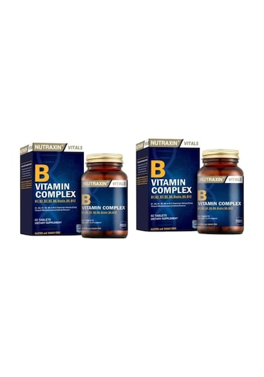 Nutraxin Vitamin B Complex 60 Tablet 2 Adet