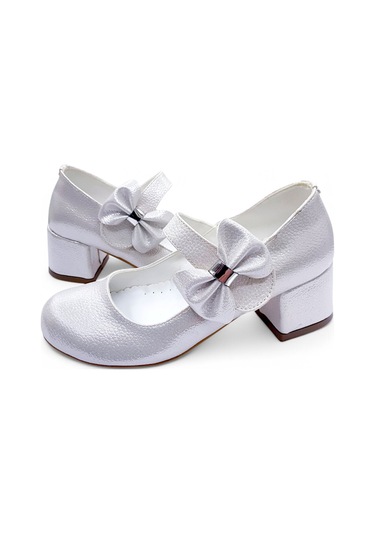 Beebron Ortopedik Topuklu Abiye Kız Çocuk Ayakkabı Starry Series Abiayk2401 Beyaz Beyaz