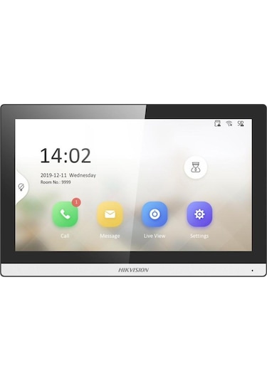 Hikvision Ds-kh6350-wte1 7" Wi-fi Dokunmatik Ekranlı Çok Yönlü Mikrofon Villa Tipi İnterkom İç Ünite