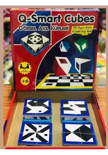 Elif Q-bitz Görsel Beceri Küpleri Akıl ve Zeka Oyunu Smart Cubes