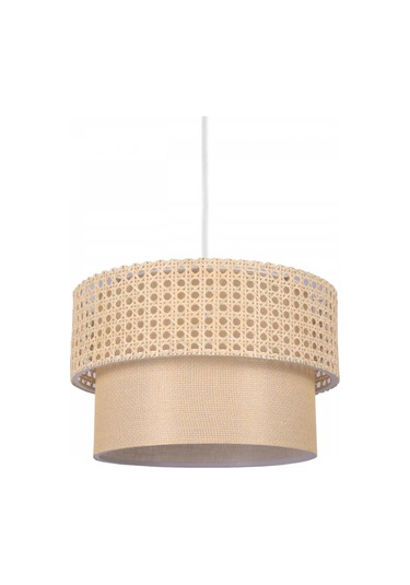 Rattan Serisi Örme Tasarım Sarkıt Hasır İç Kısım Salon Avize Yatak Odası Sarkıt