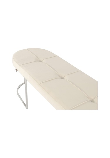 Viego Silver Collection- Beyaz Kapitoneli Chester Model Puf & Bench & Koltuk & Uzun Makyaj Puff & Yatak Ucu