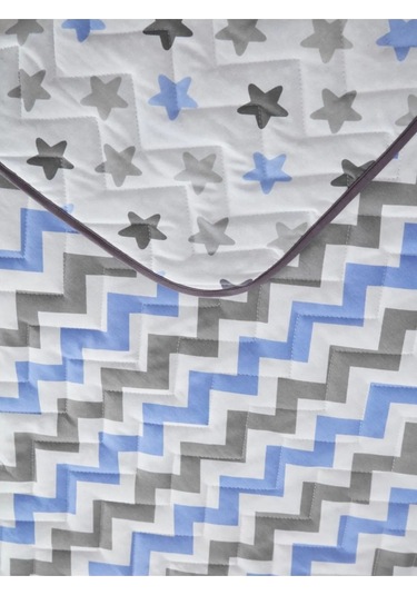 Suvay Kapitoneli Tek Kişilik Yatak Örtüsü Çift Taraflı Renkli Genç Ve Çocuk Odası Kapitone Yatak Örtüsü Mavi