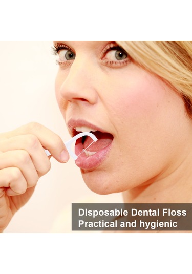 Hangfox Diş Arası Temizlik İçin Süperince Diş İpi, 4 Kutuda 200 Adet, Ev Ve Seyahat İçin, Hassas Diş Bakıcısı, Anti Kayma Kollü Tasarım
