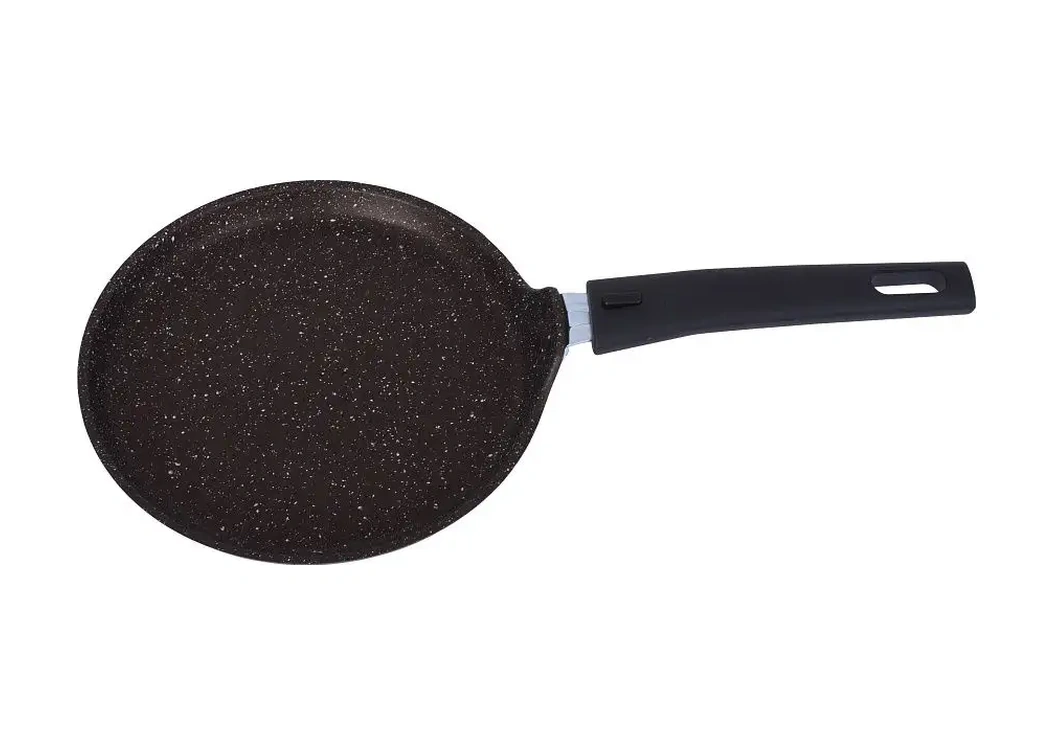 Kukmara 22 Cm Çıkarılabilir Saplı Yapışmaz Krep Tavası 13741814 Kahve