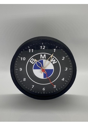 Bmw Stilli, Siyah Kasa Duvar Saati Siyah