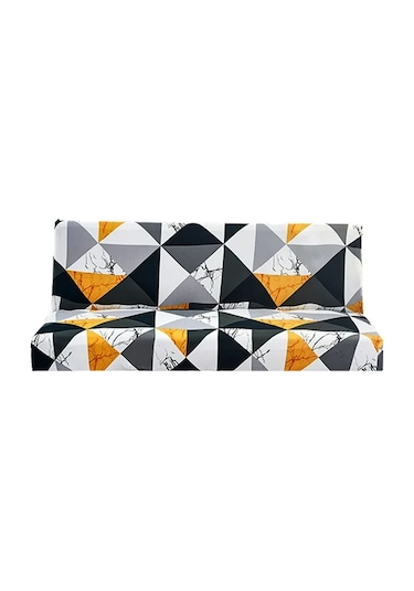 Yaozixa Yüksek Esnekli Kli Kollüksüz Di Vane Örtüsü - 360 Derece Gerilimli , Yıkama Kolay, Ev Dekor Protektörü 160-190cm Siyah