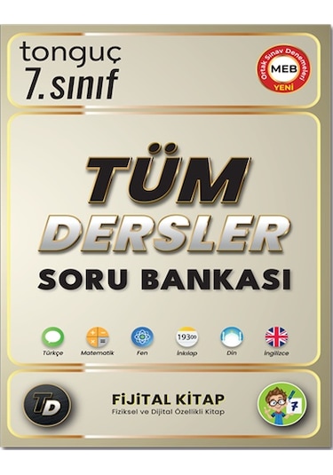 Tonguç Akademi 7. Sınıf Tüm Dersler Soru Bankası