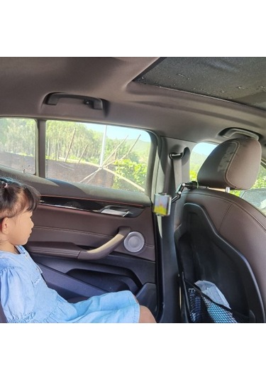 Muduan Ev Dekoru Ve Arabada Kullanılabilir 360 Dönebilen Ev Telefon Tutucu Siyah Yok Havalandırma Thlbd1