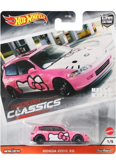 Hot Wheels Premium Modern Classics Honda Civic Eg Hello Kitty Gjr00