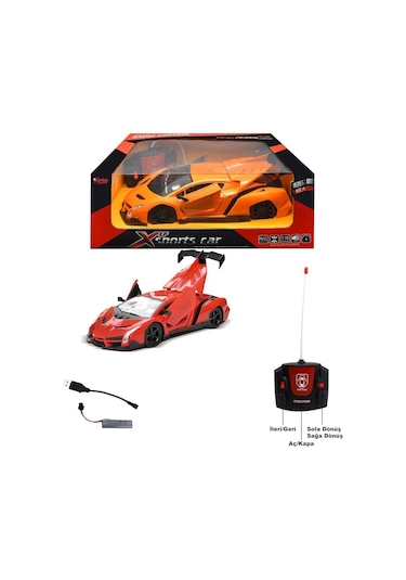 Xfg-789-508b-509b Kumandalı Şarjlı 1:16 Kapı Ve Bagajı Açılan Araba