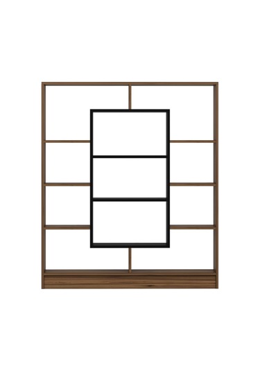 Venüs Kitaplık - Ceviz / Siyah