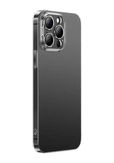 IPhone Uyumlu 15 Pro Max Kılıf Toz Önleyici Zore Helo Kapak-şeffaf